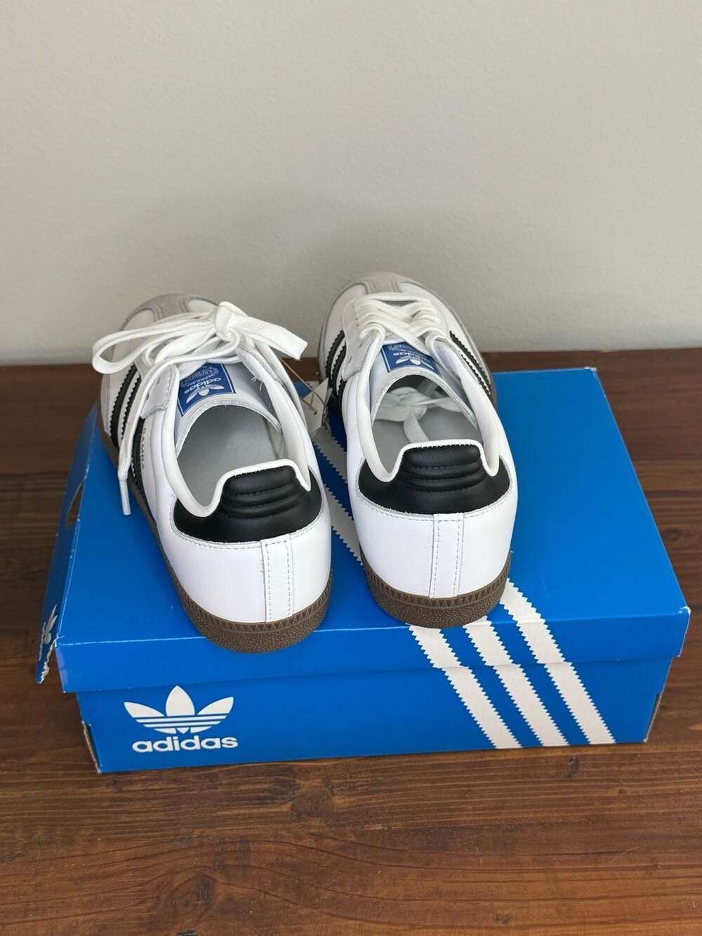 Adidas Samba OG Sneakers White/Black Size US Men's 6 / Women's 7 - Picture 6 of 11